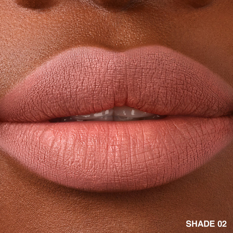 A non-drying, pigment packed lip pencil in six universally flattering nude shades designed to hold your lip look in place.