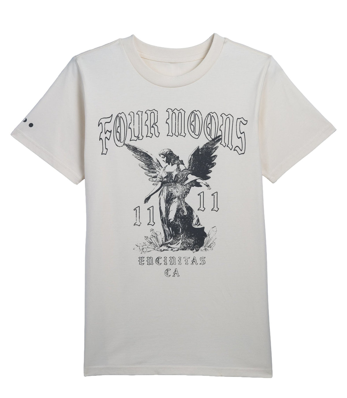 1111 Angel Number T-shirt Cream - Four Moons Spa