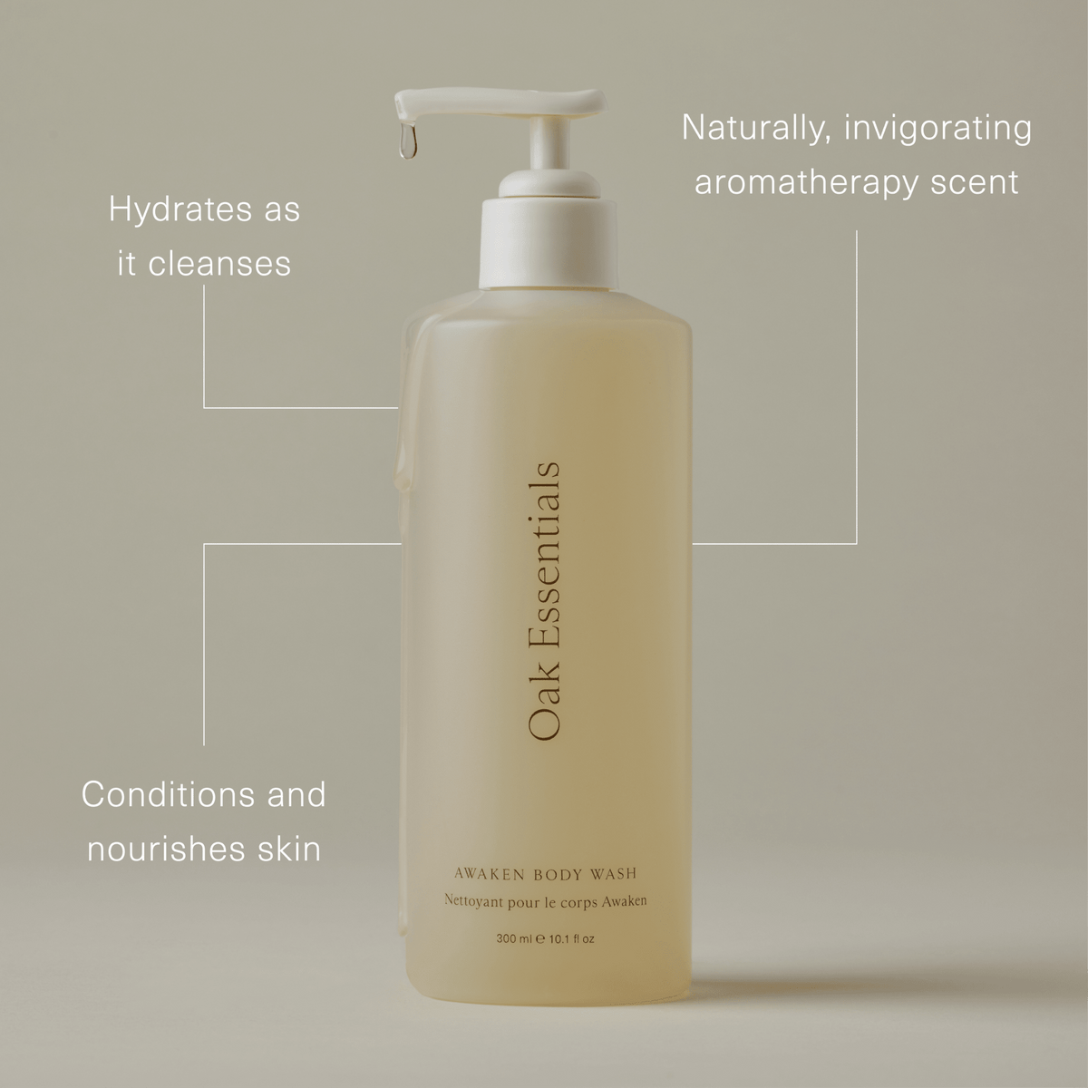 Awaken Body Wash - Oak Essentials