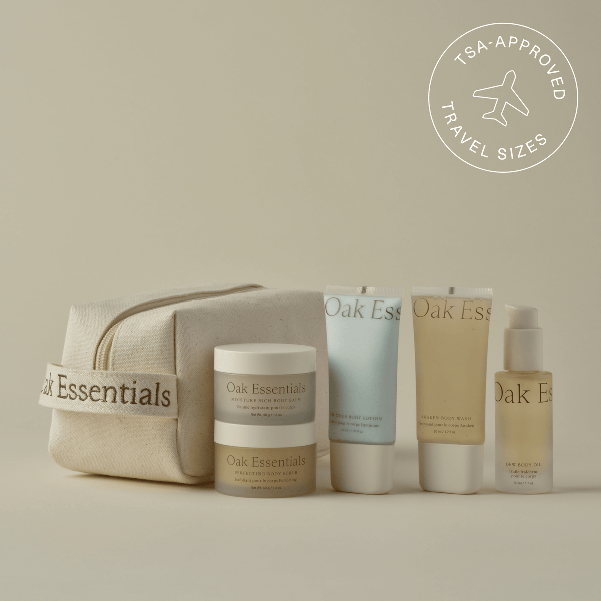 Travel Body Routine - Oak Essentials