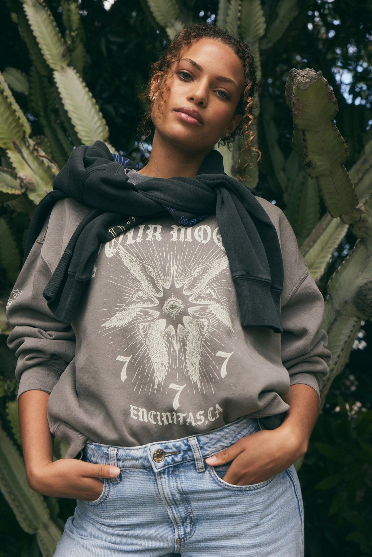 777 Angel Number Sweatshirt - Thirteen LuneApparelFour Moons SpaFOUR-MOONS-51149-SCream777 Angel Number Sweatshirt