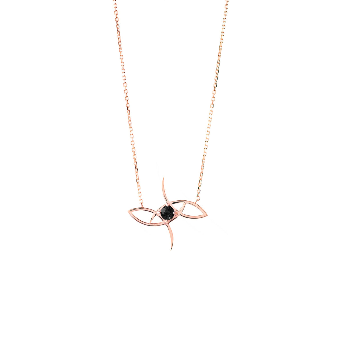Black Tourmaline Gemstone Necklace - ALLEL