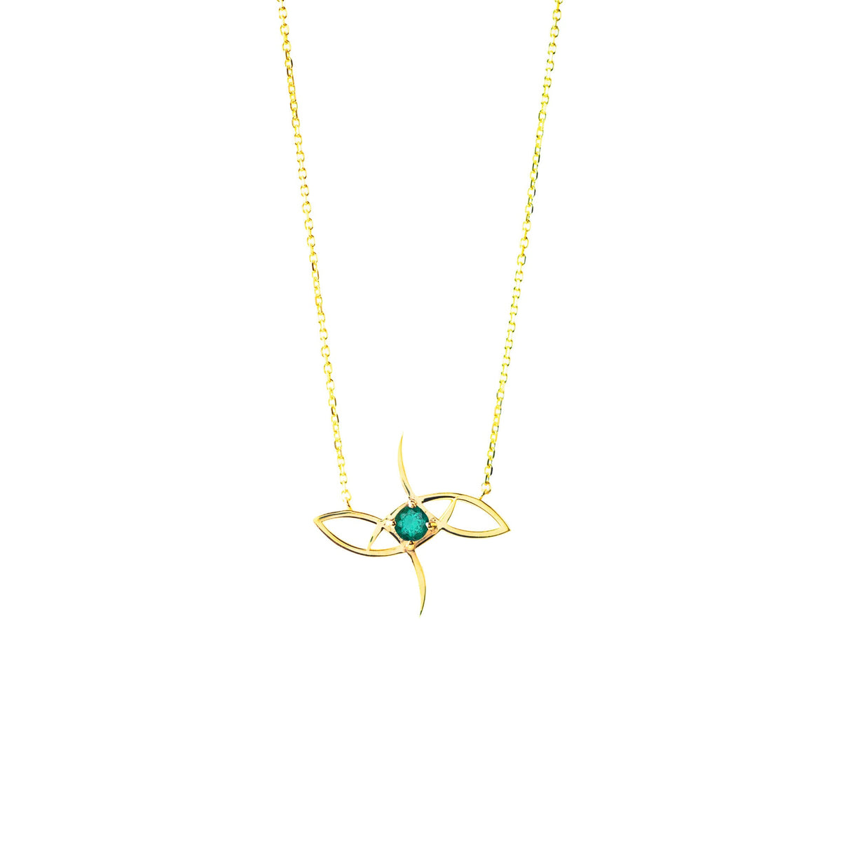 Emerald Gemstone Necklace - ALLEL