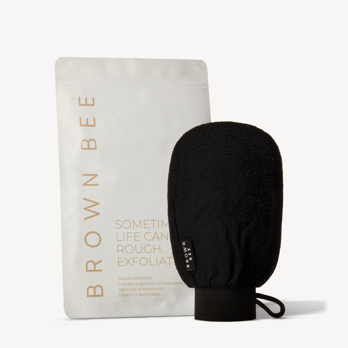 Exfoliating Mitt - Brown Bee