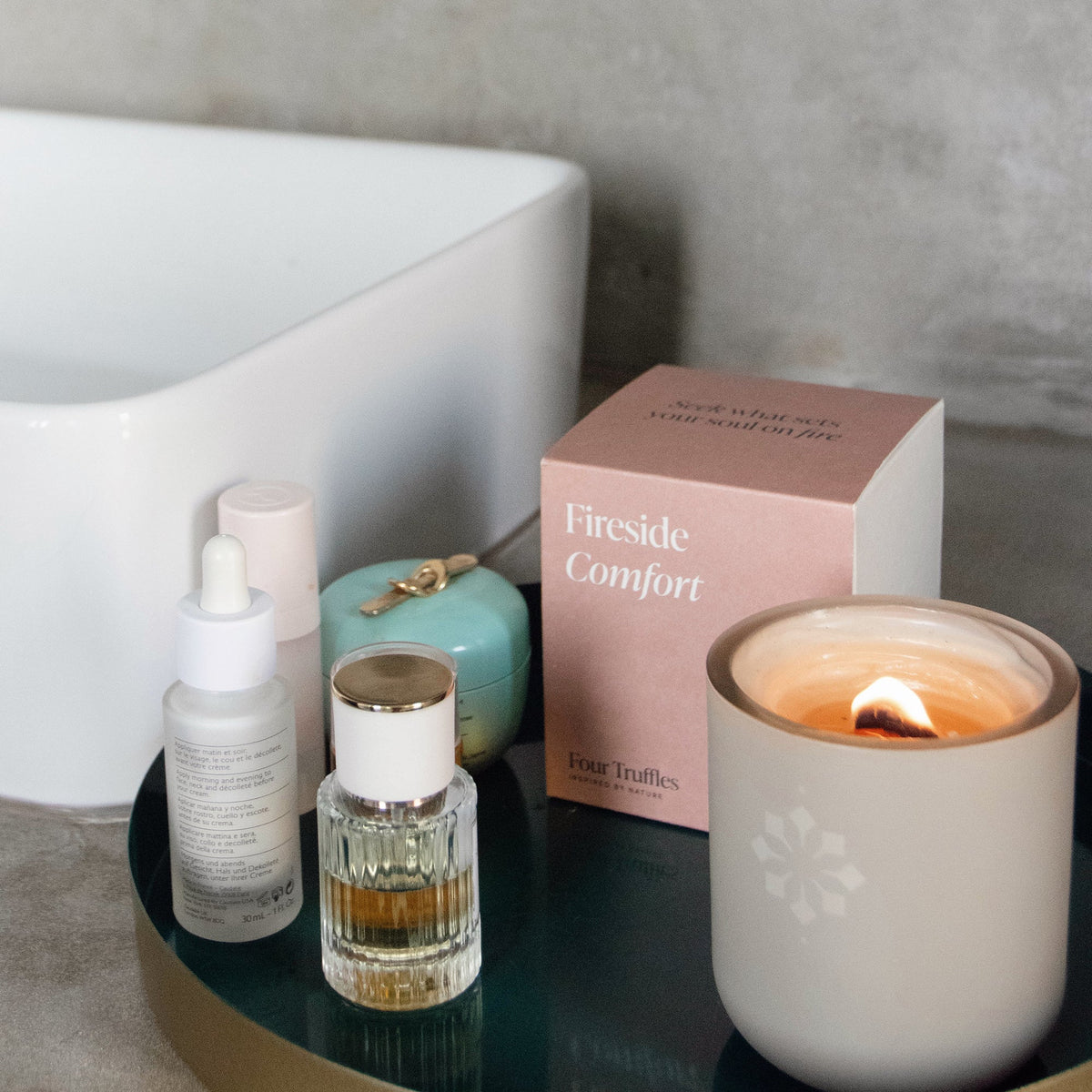 Fireside Comfort Candle - Four Truffles