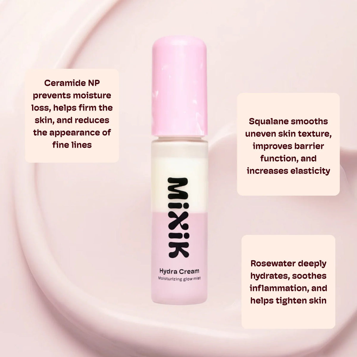 Hydra Cream Moisturizing Glow Mist - Travel Size - Mixik Skin