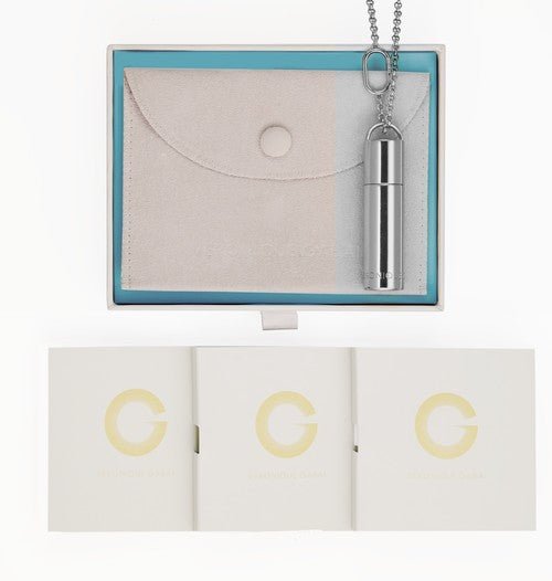 Le Spritz Necklace with pendant - Silver - Veronique Gabai