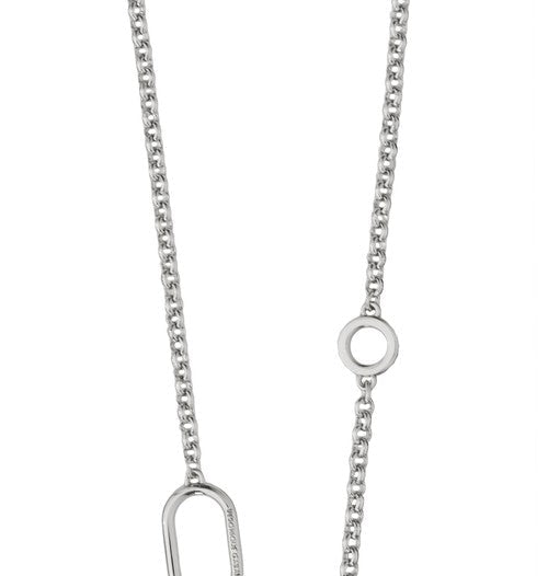 Le Spritz Necklace with pendant - Silver - Veronique Gabai