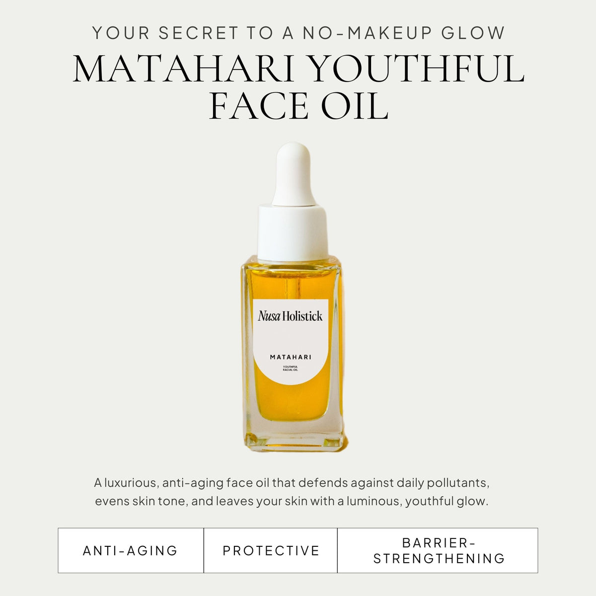 Matahari Youthful Facial Oil - Nusa Holistick