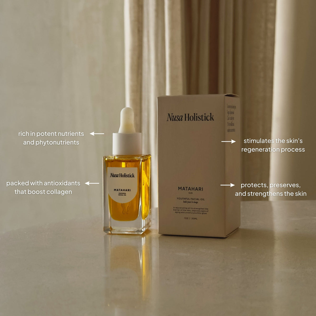 Matahari Youthful Facial Oil - Nusa Holistick