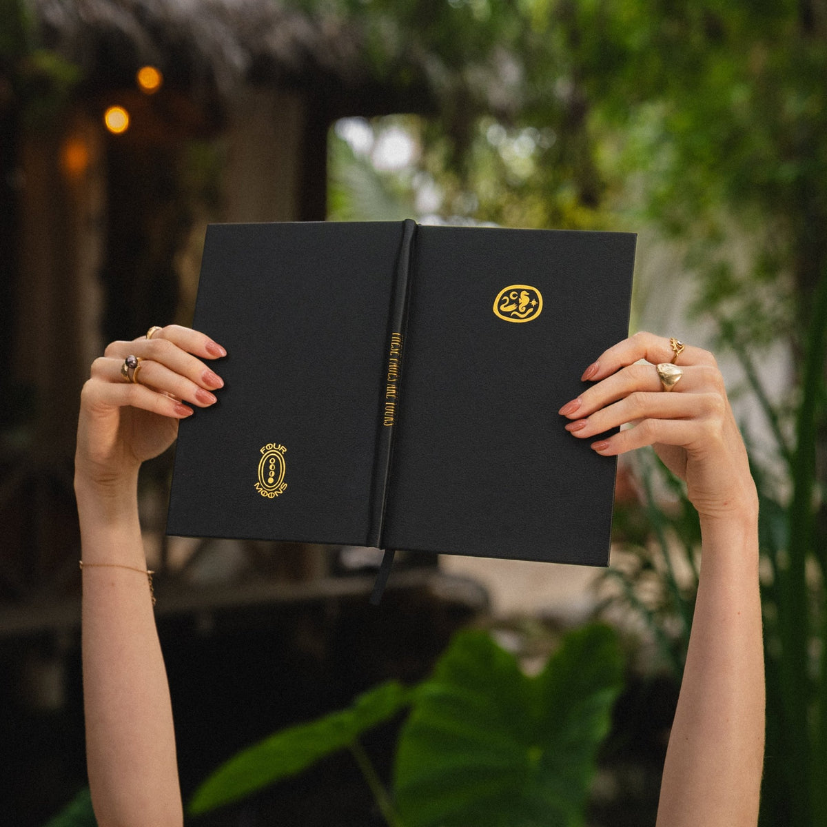 Moon Vegan Leather Journal - Four Moons Spa