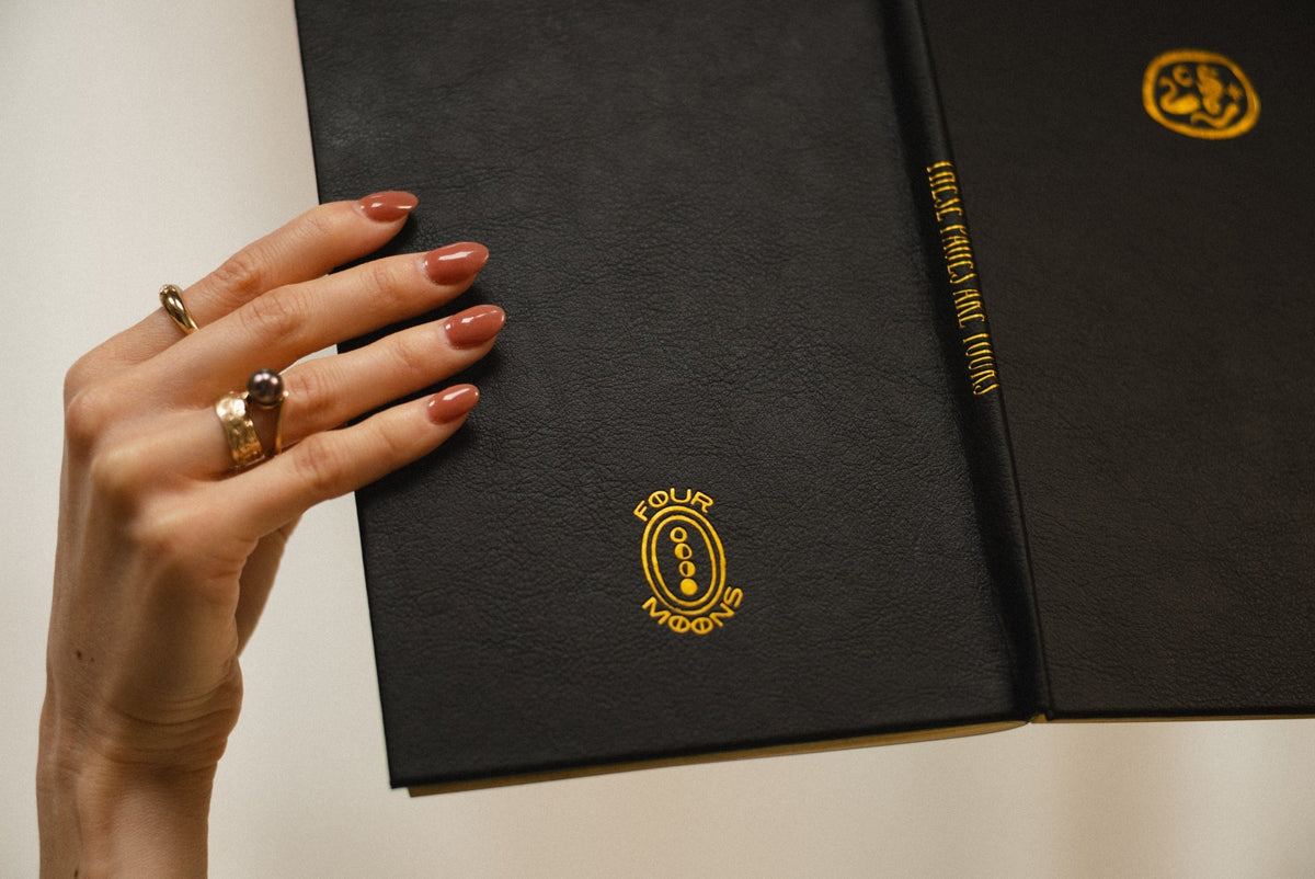 Moon Vegan Leather Journal - Four Moons Spa