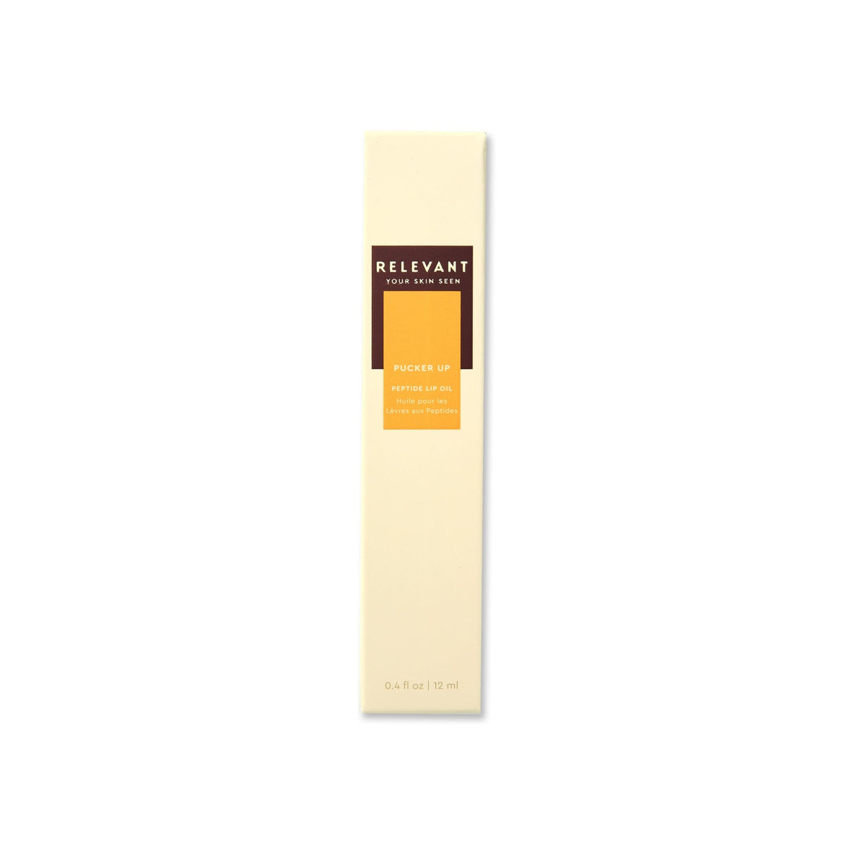 Pucker Up Peptide Lip Oil Treatment - Coffee Vanilla - Relevant: Your Skin Seen