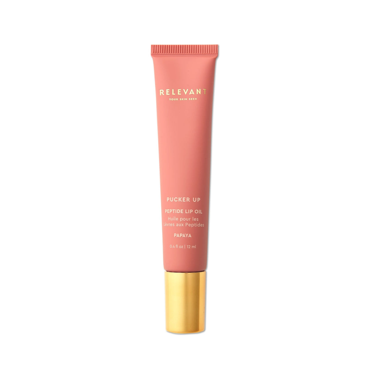 Pucker Up Peptide Lip Oil Treatment - Papaya - Relevant: Your Skin Seen