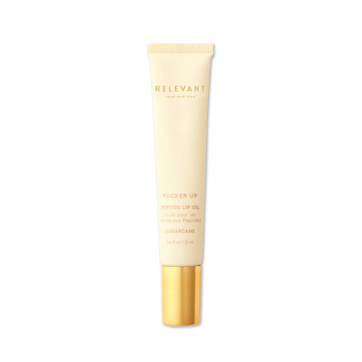 Pucker Up Peptide Lip Oil Treatment - Sugarcane - Relevant: Your Skin Seen