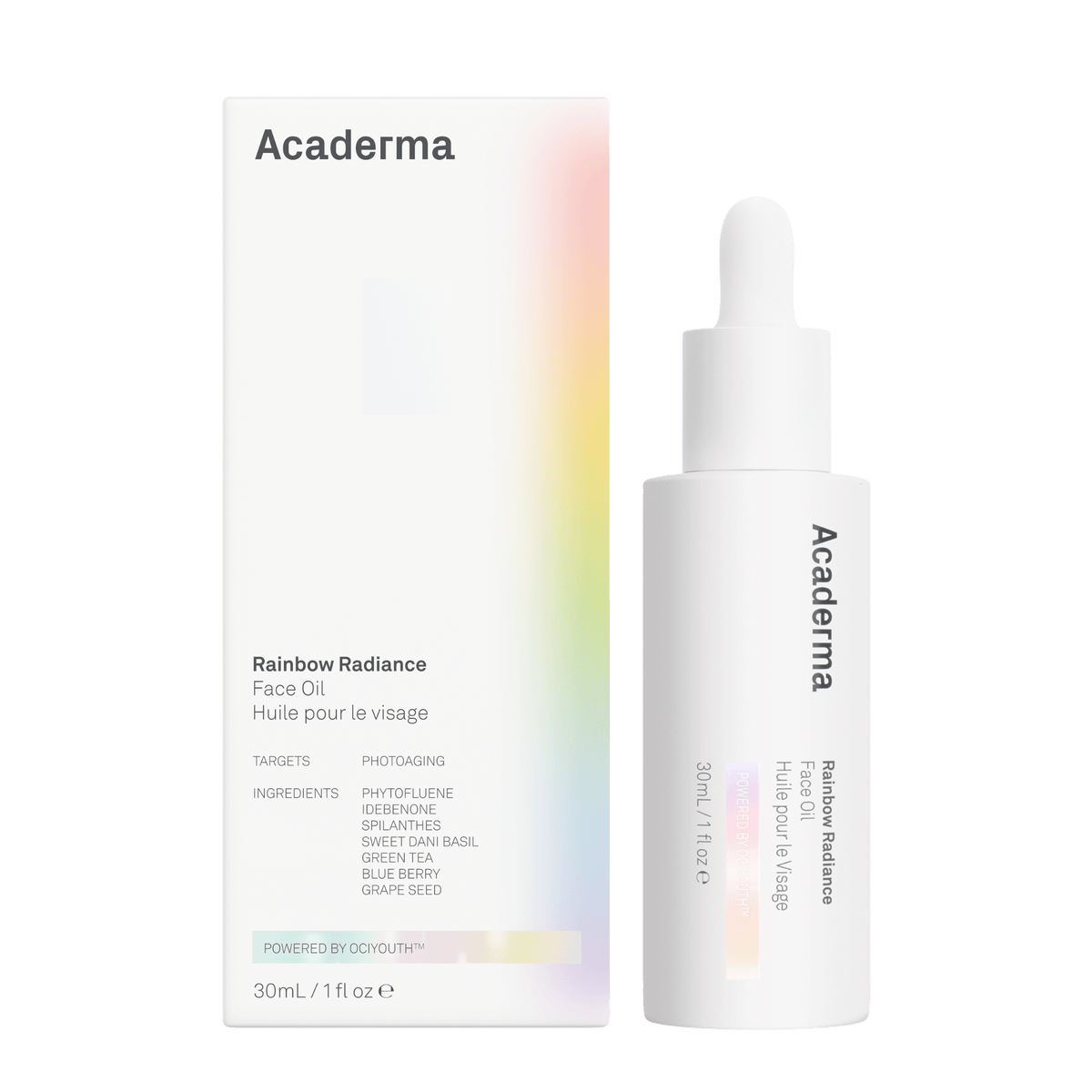 Rainbow Radiance Face Oil 30ml - Acaderma