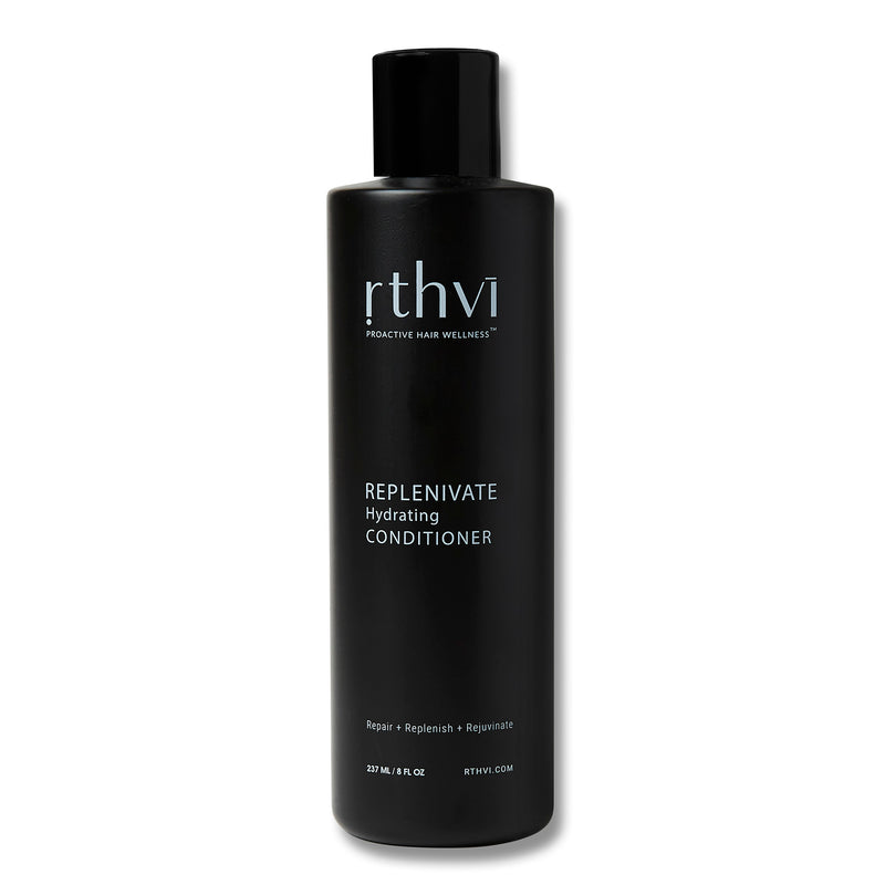 A hydrating conditioner containing essential hair-strengthening herbs like Rosemary, Lavender, Green Tea, Peppermint, and Nettle.