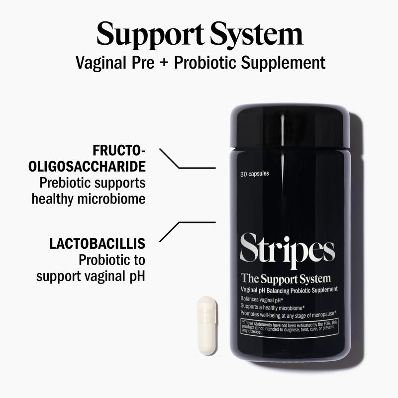 A once-a-day supplement specifically designed to promote a healthy vaginal microbiome.