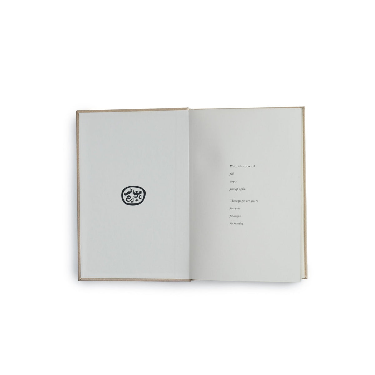 Sun Vegan Leather Journal - Four Moons Spa