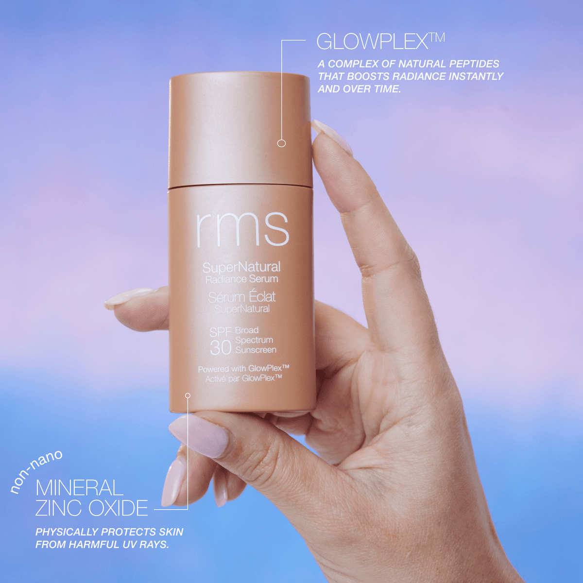 SuperNatural Radiance Serum Broad Spectrum SPF 30 Sunscreen - RMS Beauty