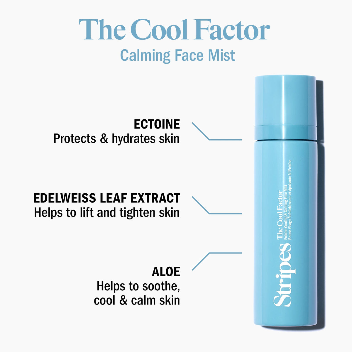 The Cool Factor - Calming Face Mist - Stripes