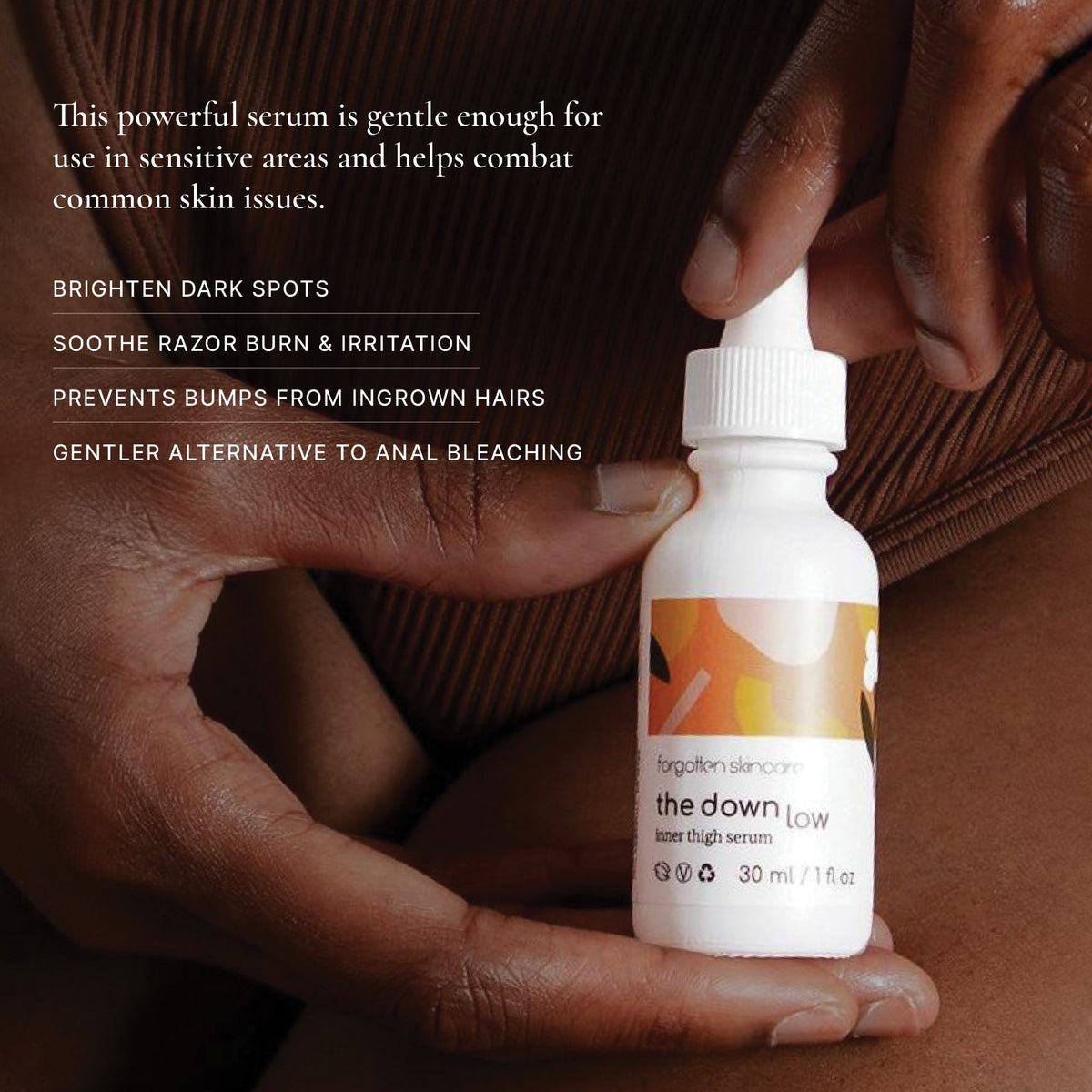 The Down Low Inner Thigh Serum - Forgotten Skincare