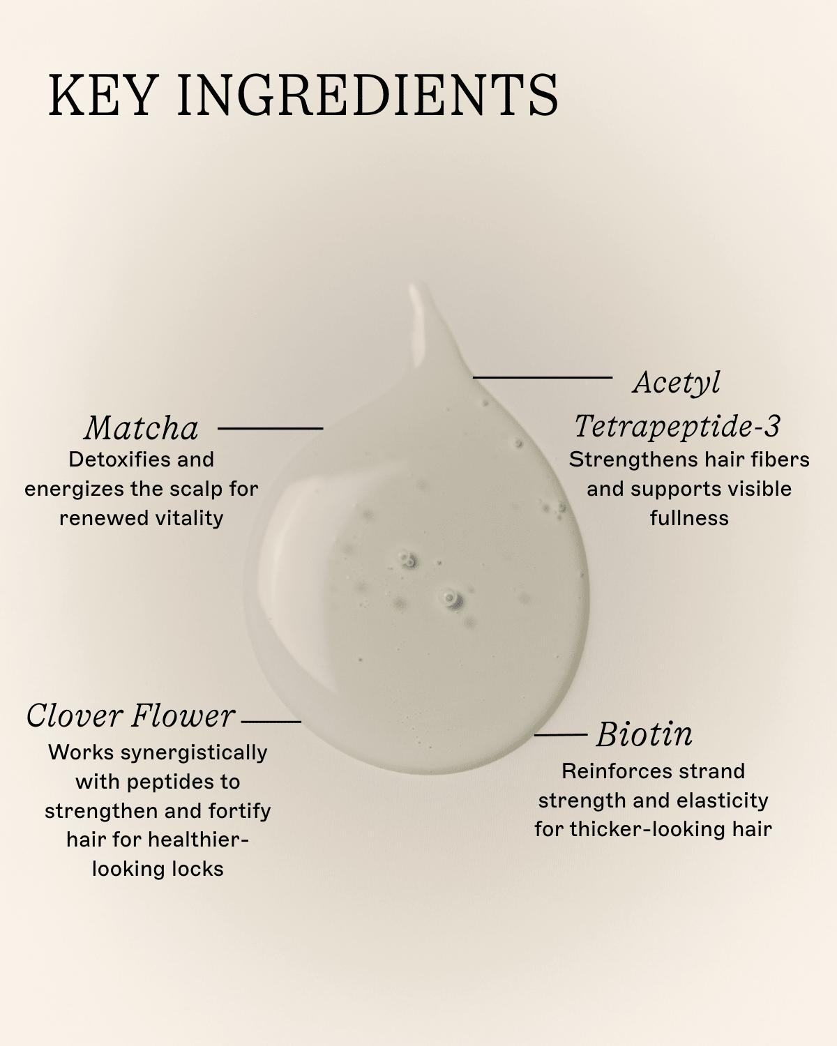 The Matcha Rinse Thickening Shampoo - Base-K