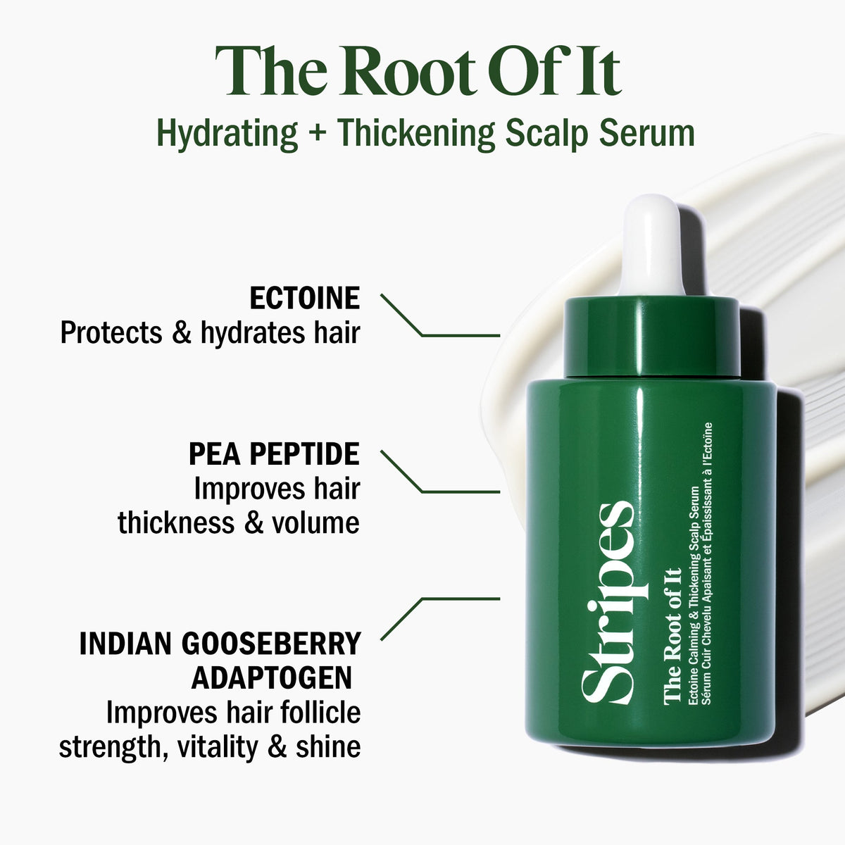 The Root Of It - Hydrating & Thickening Scalp Serum - Stripes