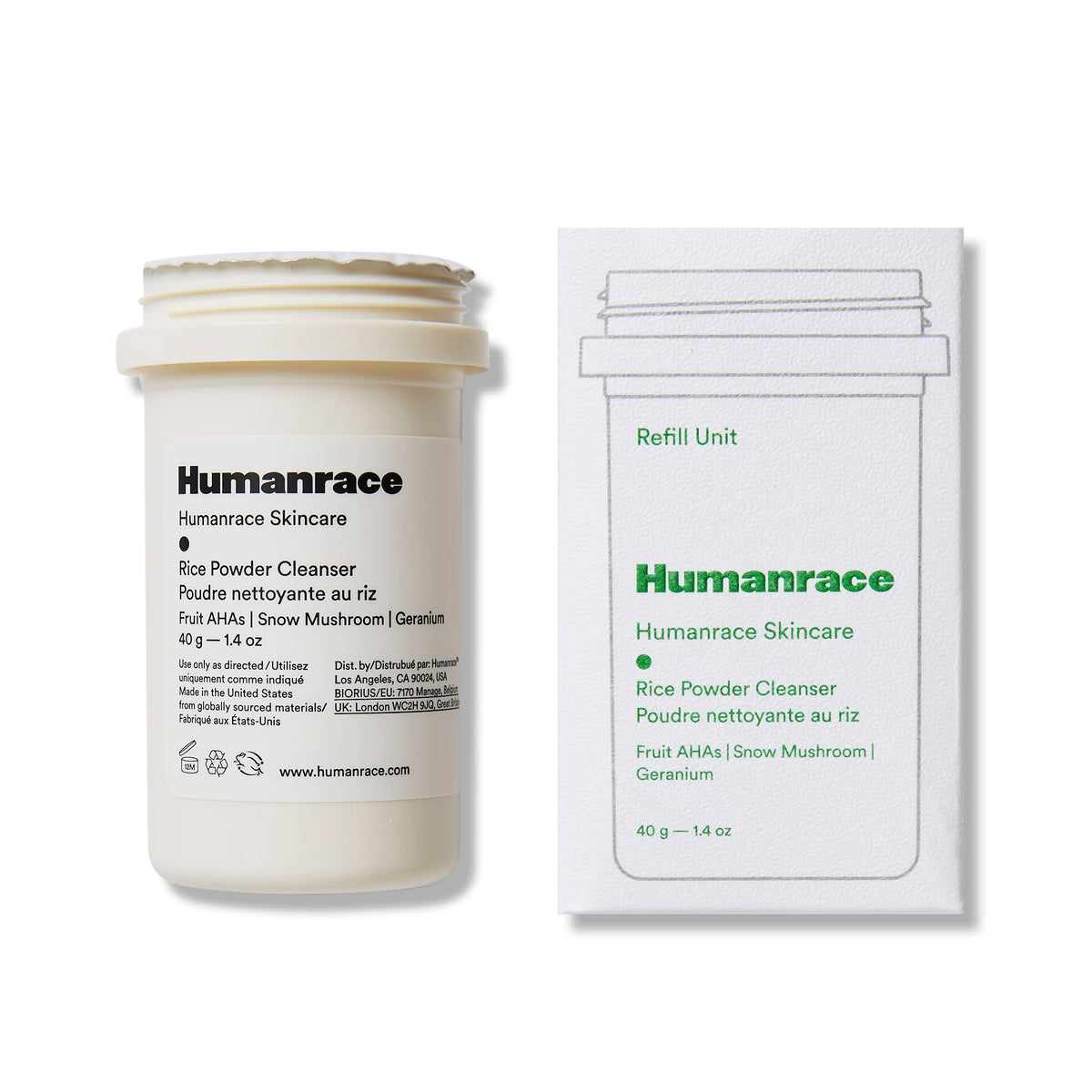 A gentle powder-to-foam cleanser that works with water to purify, balance, and brighten the skin.
