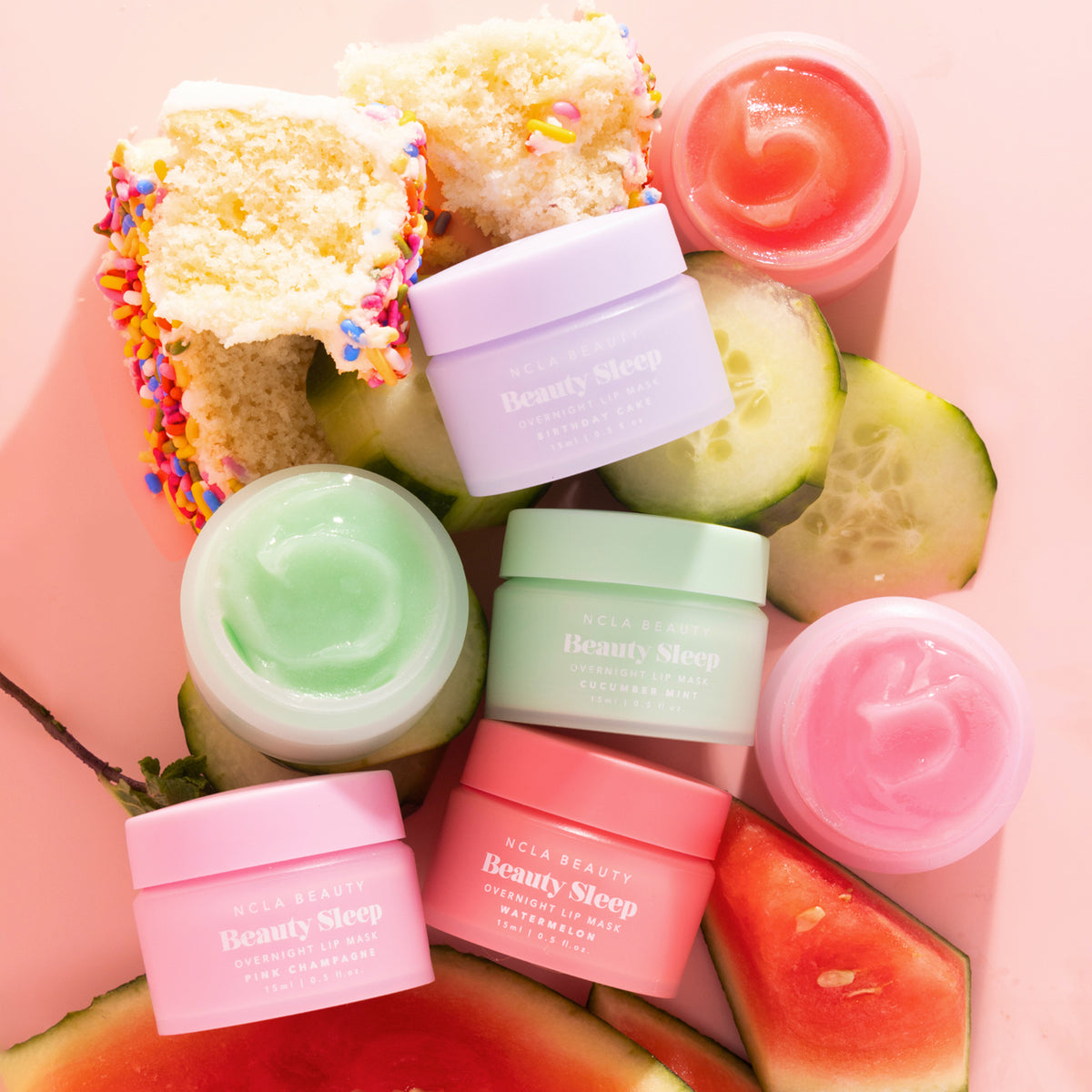 An overnight lip mask formulated with clean and vegan ingredients like castor seed oil and shea butter that hydrate, soothe, and nourish lips.