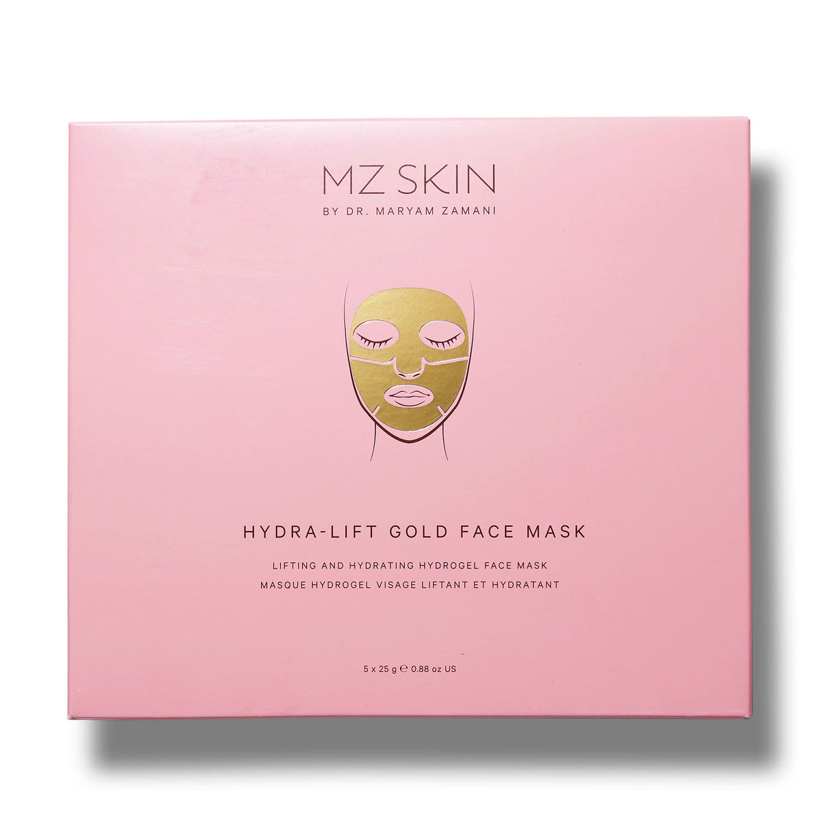 Hydra-Lift Gold Face Mask Pack of 5 - Thirteen LuneSkincare < Treatments < Face MasksMZ SkinMZSKIN-21530-HL5Hydra-Lift Gold Face Mask Pack of 5