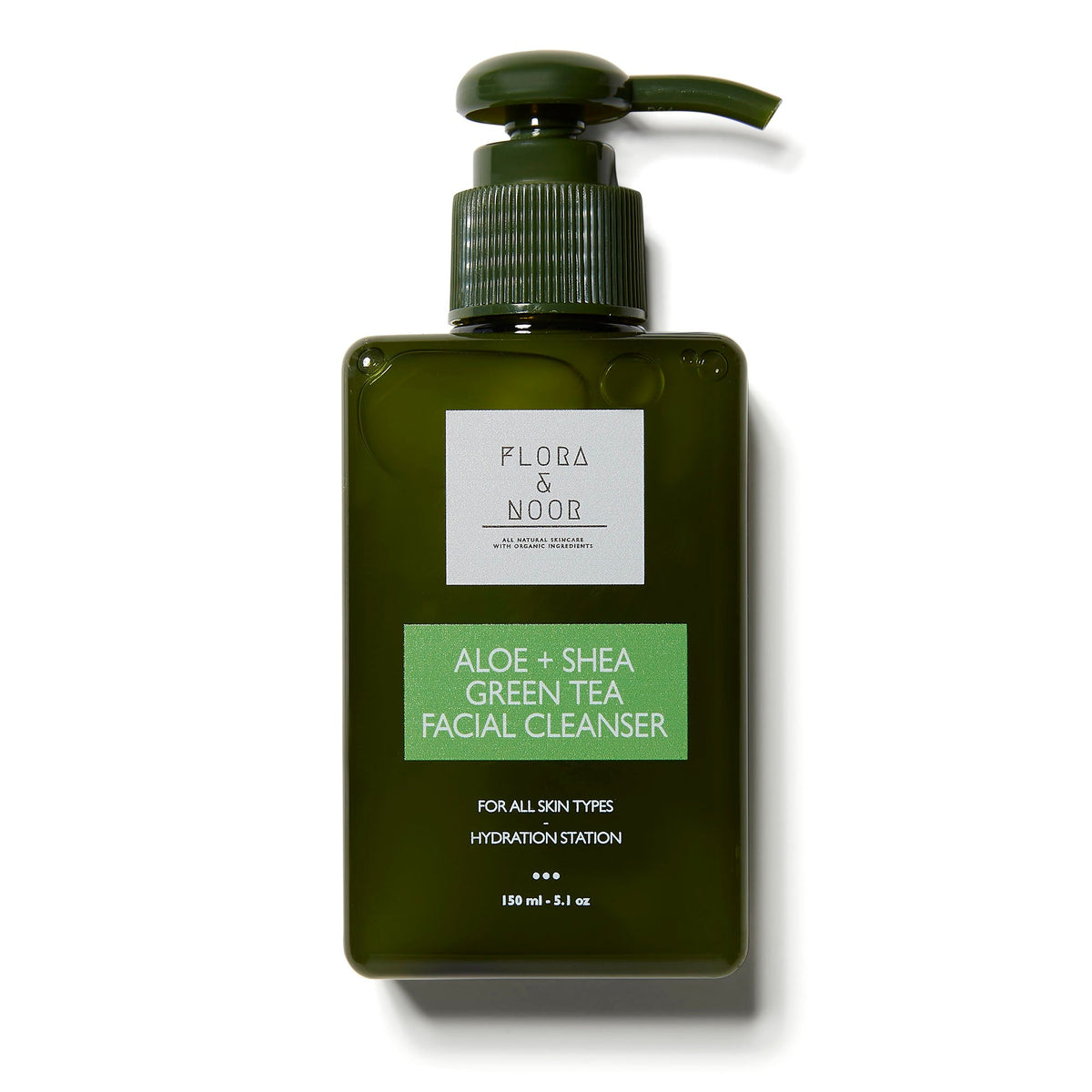 Hydration Station Aloe + Green Tea Cleanser - Flora and Noor