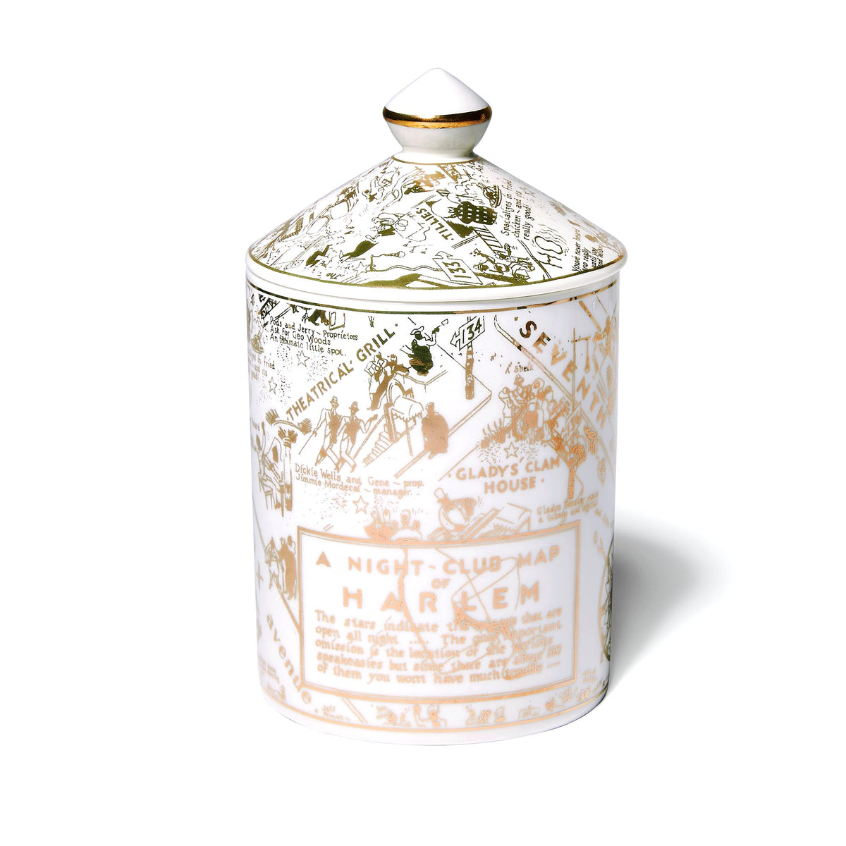 Speakeasy Harlem Map Ceramic Luxury Candle - Thirteen LuneFragrance & Candles < CandlesHarlem Candle CompanyHARLEM-21460-HARSpeakeasy Harlem Map Ceramic Luxury Candle