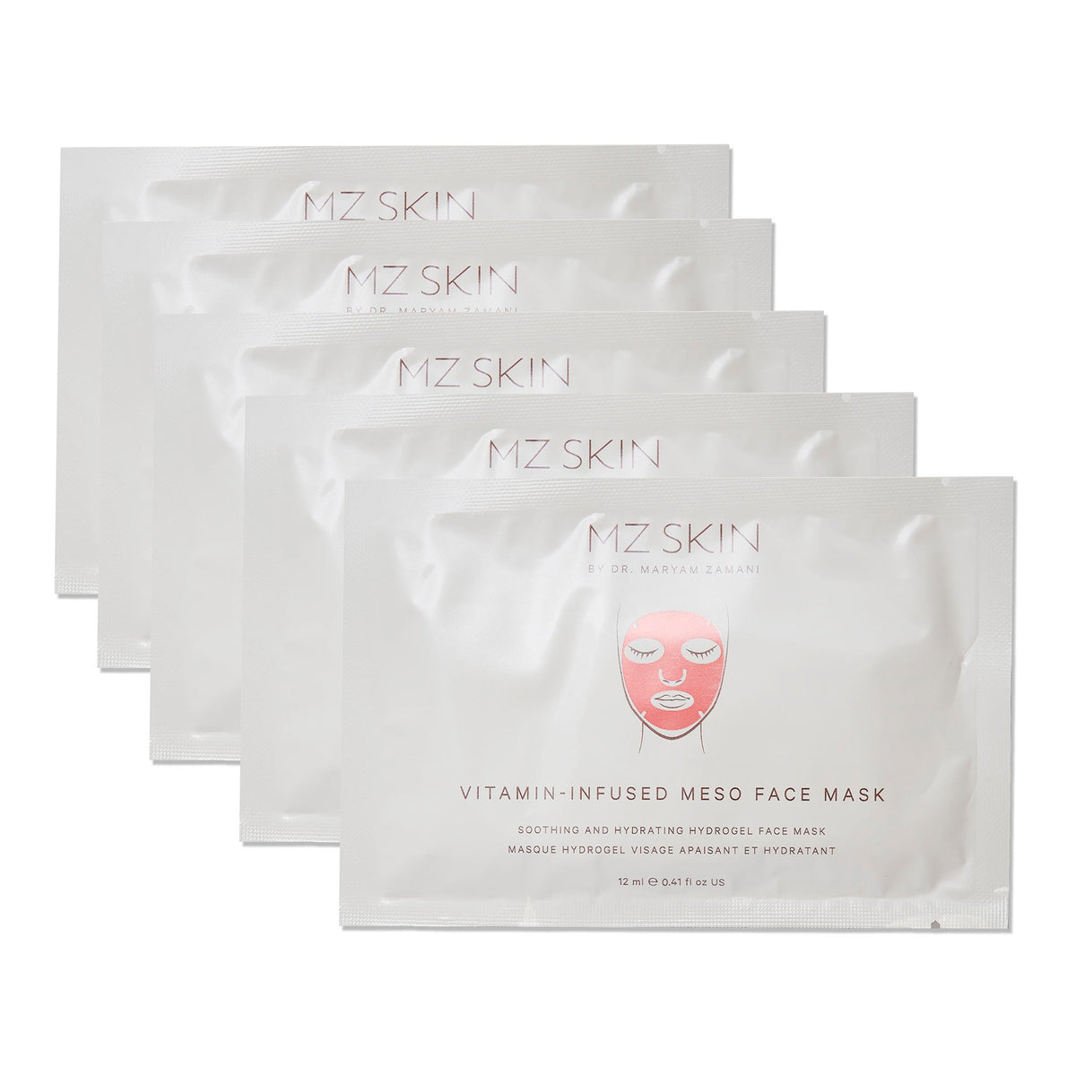 Vitamin-Infused Meso Face Mask Pack of 5 - Thirteen LuneSkincare < Treatments < Face MasksMZ SkinMZSKIN-21536-VI5Vitamin-Infused Meso Face Mask Pack of 5