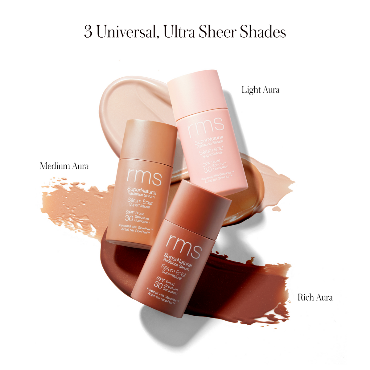 A tinted, mineral sunscreen serum with SPF 30 broad spectrum protection in a lightweight formula that helps to even skin tone, correct imperfections, and boost radiance.