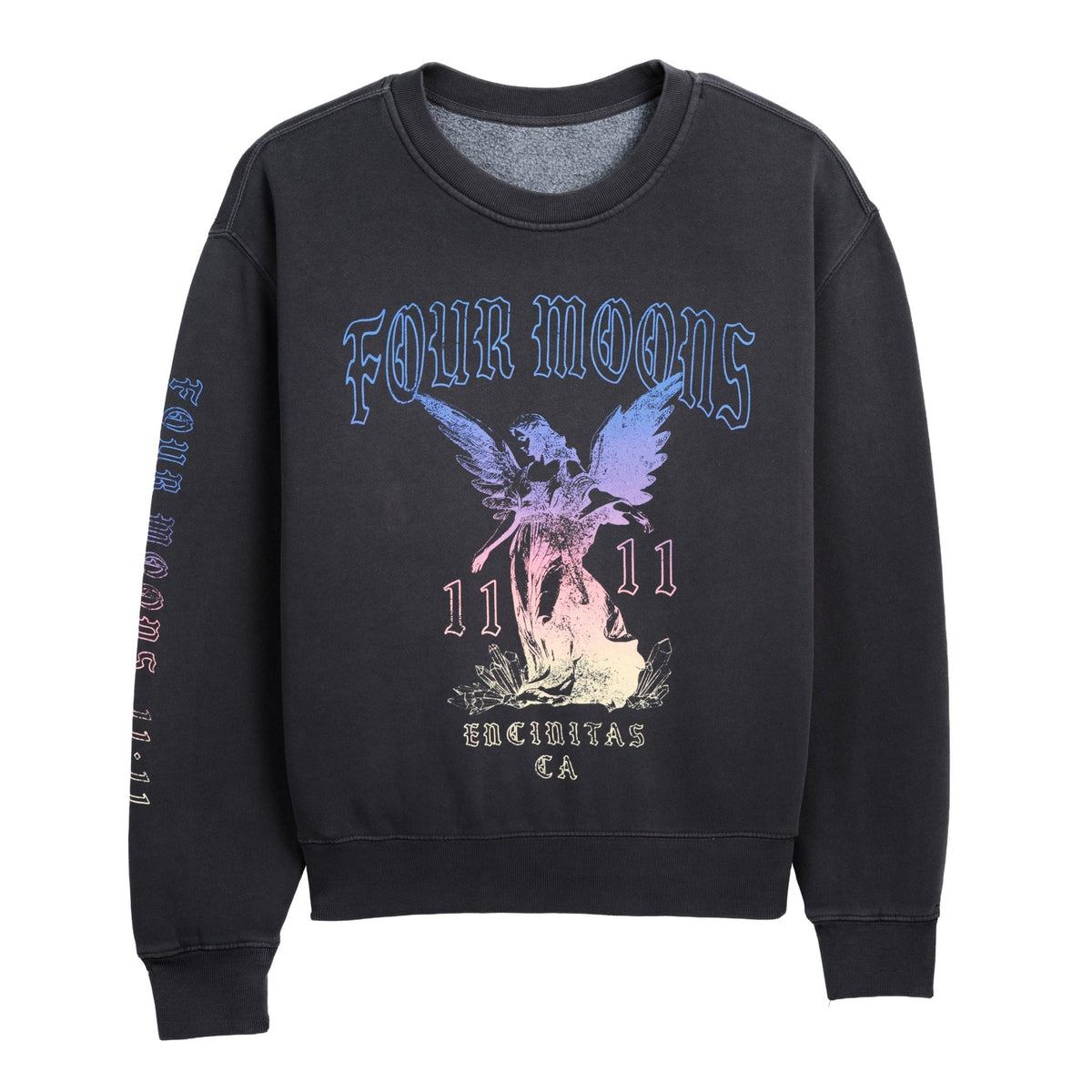 1111 Angel Number Sweatshirt - Thirteen LuneApparelFour Moons SpaFOUR-MOONS-51147-SCharcoal1111 Angel Number Sweatshirt