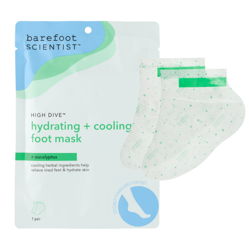 A deeply hydrating foot mask for soft, silky smooth feet.