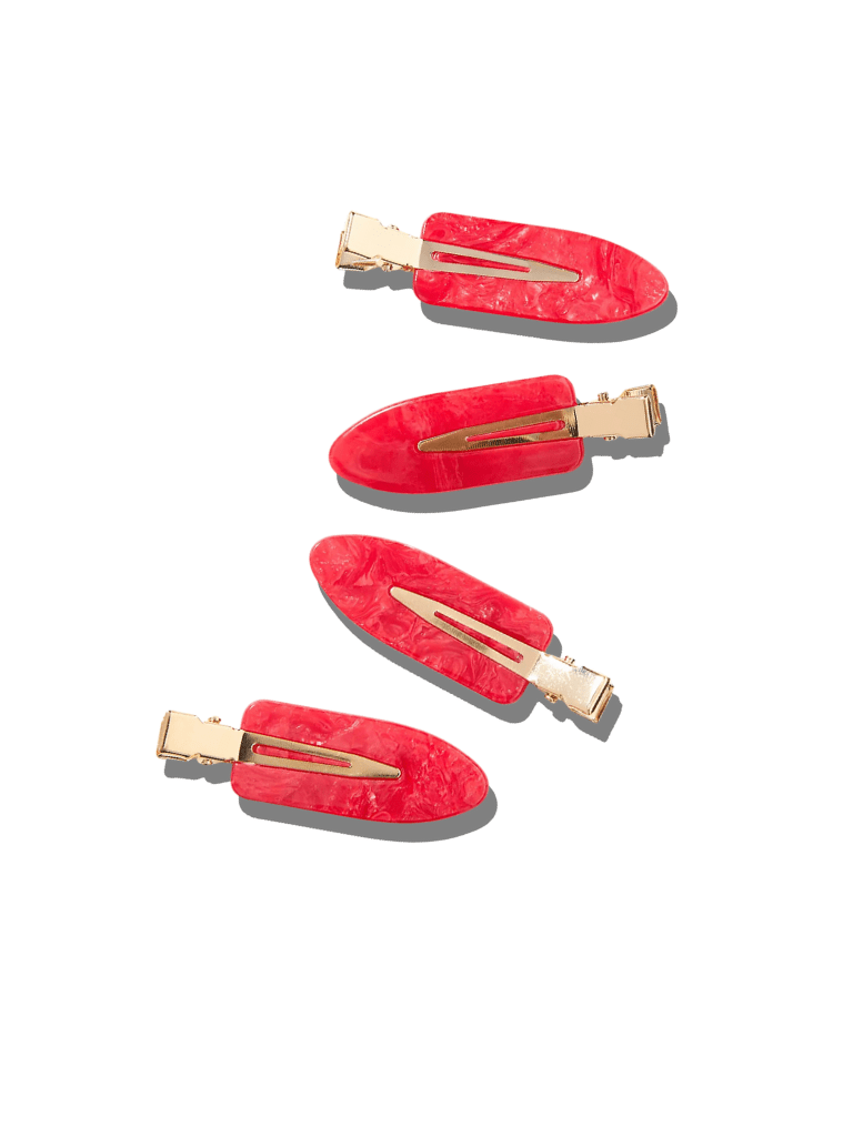 4pc Creaseless Clip Set | Eco-Friendly Acetate - Solar Eclipse