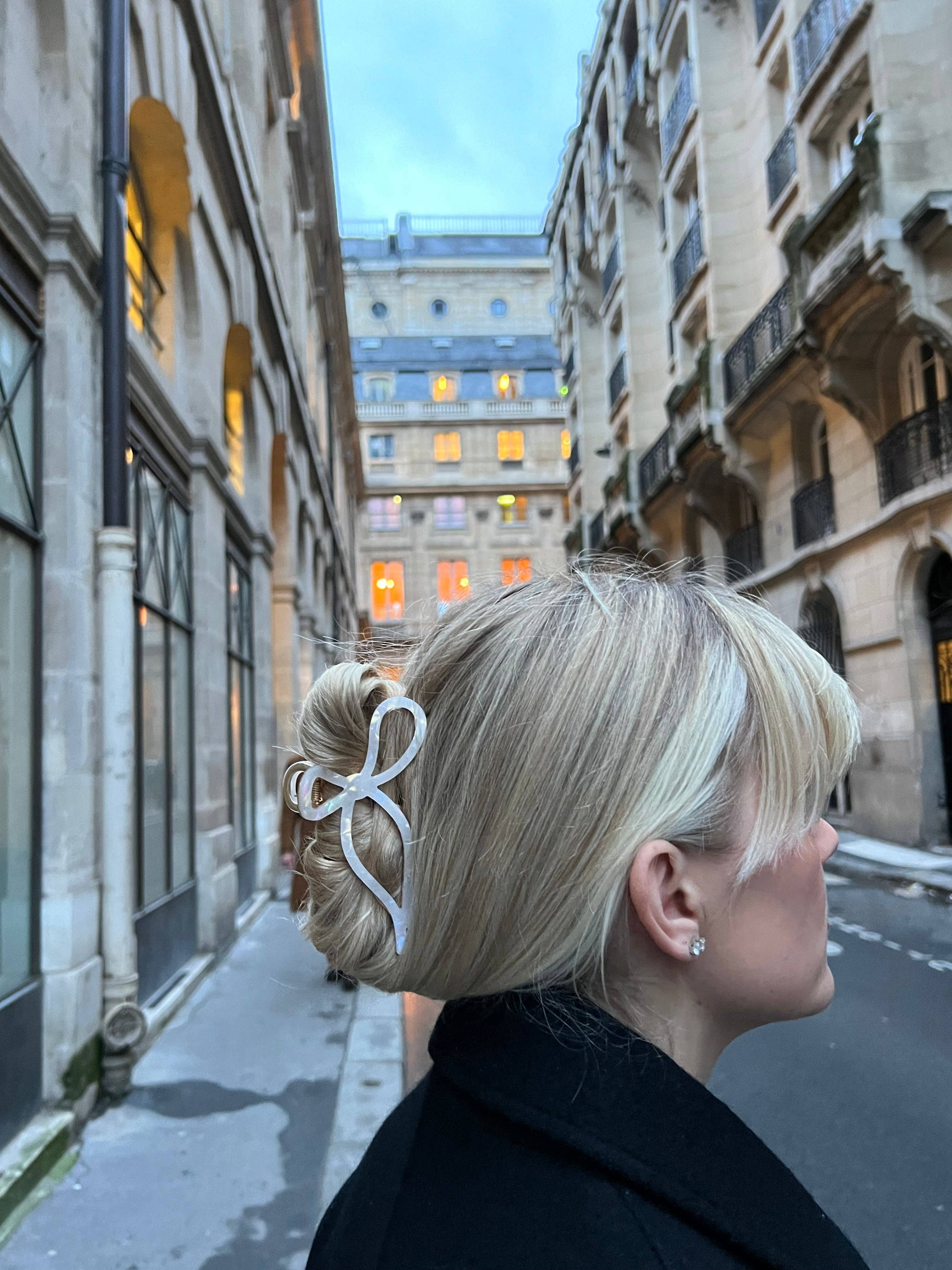 Ballet Bow Acetate Claw Clip | Eco-Friendly