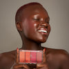 A lightweight, balm-like cheek and lip cream palette filled with 4 multi-use shades ideal for all skin tones.