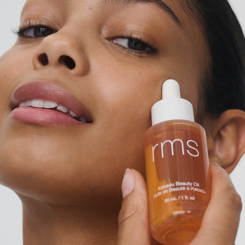 A beauty oil that balances skin, improves texture, preps for makeup, and delivers rich, radiant hydration