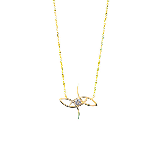 White Topaz Gemstone Necklace