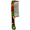 A wide tooth comb that features a comfortable grip, smooth tips and wide teeth with a glide edge for better detangling.
