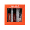 Ami Colé’s award-winning lip oil, now in a holiday-exclusive kit containing three shades.