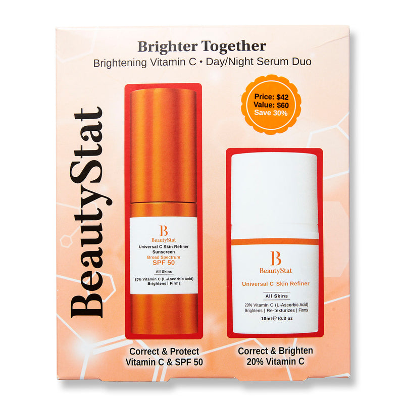 Double up on your antioxidant protection and anti-aging correction with this day and night duo.
