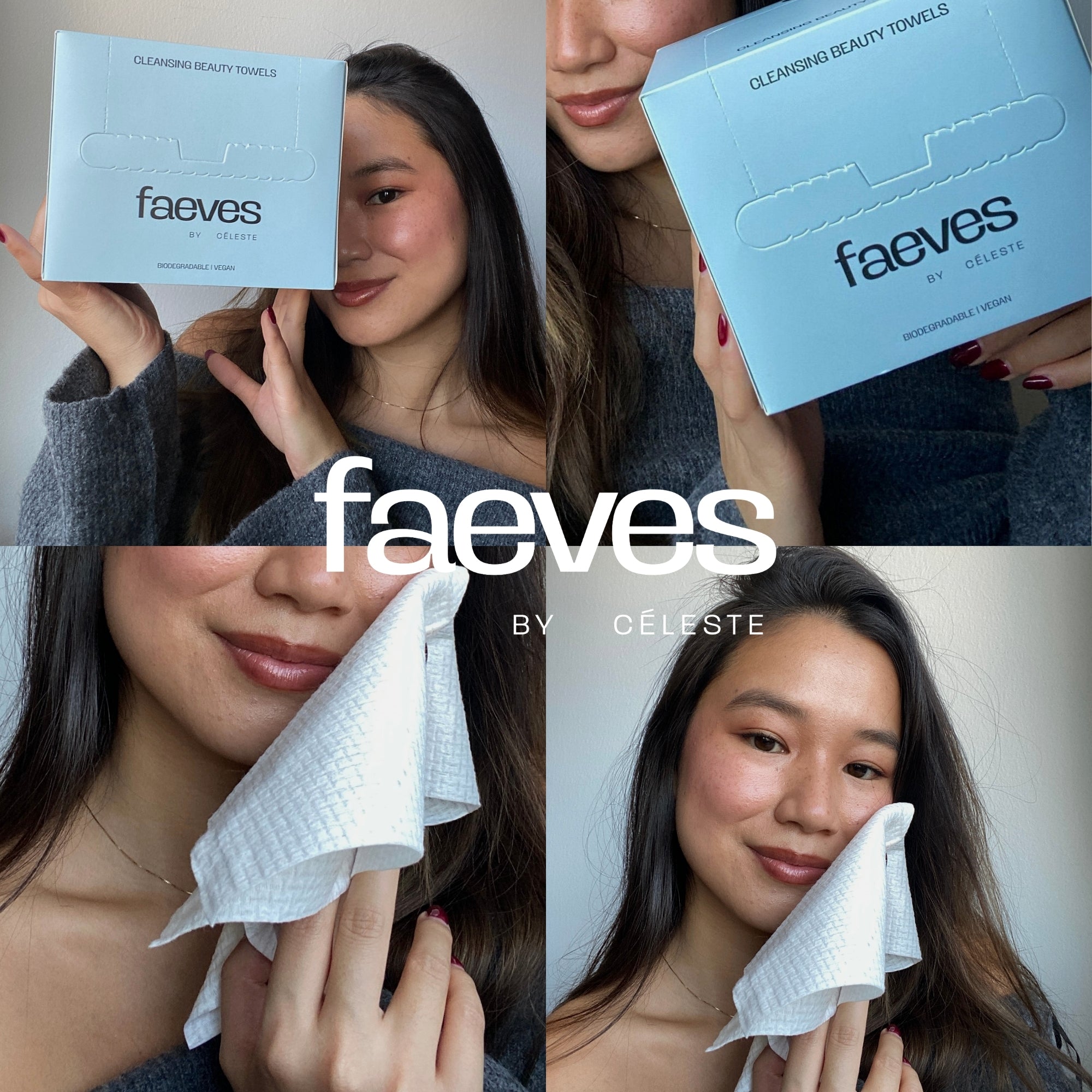 A gentle, hygienic, and eco-friendly cleansing towel that removes makeup and impurities while refreshing and balancing your skin for a radiant glow every day.