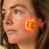 An LED patch that uses red, blue, and purple light therapy to target breakouts, soothe irritation, and accelerate skin healing—anytime, anywhere.