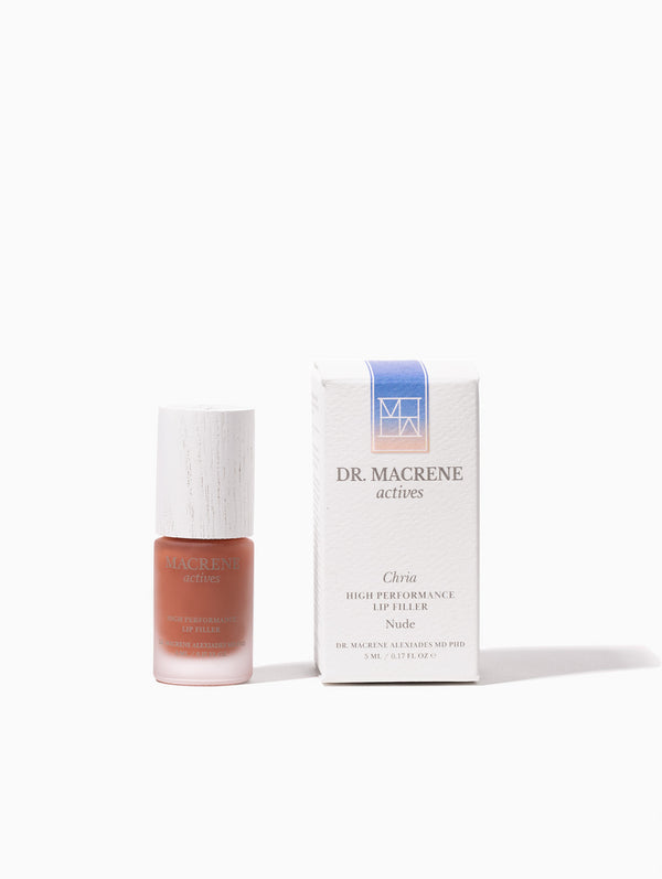 Macrene actives Chria high performance tinted lip filler — Nude