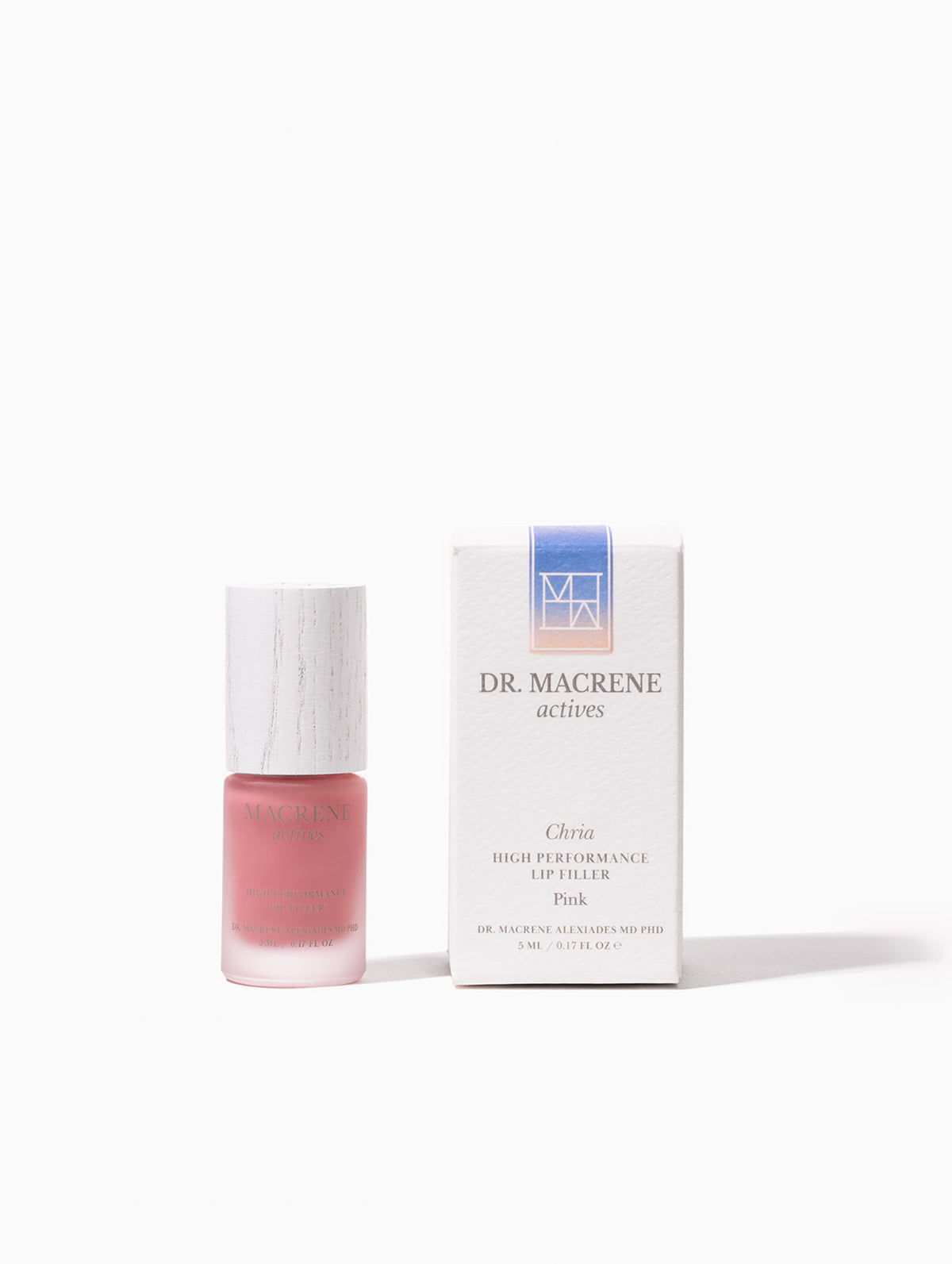 Macrene actives Chria high performance tinted lip filler — Pink