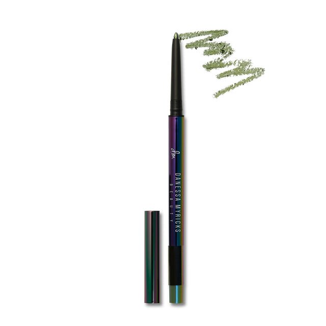 A color-shifting, multichrome, waterproof micropencil that creates smoldering and graphic lines.